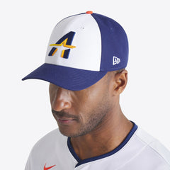 Houston Astros New Era 2025 City Connect 9FORTY M-Crown Adjustable Hat - White/Navy Hats