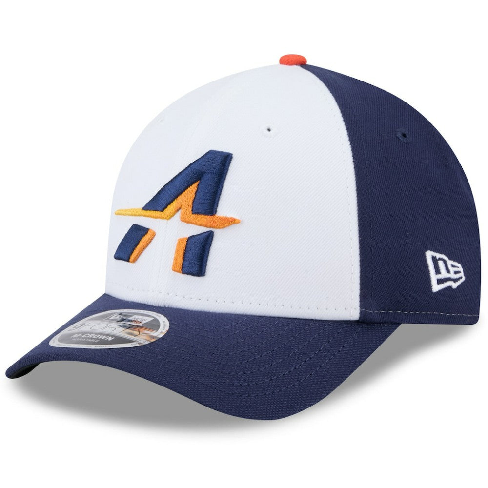 Houston Astros New Era 2025 City Connect 9FORTY M-Crown Adjustable Hat - White/Navy Hats