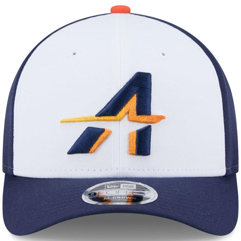 Houston Astros New Era 2025 City Connect 9FORTY M-Crown Adjustable Hat - White/Navy Hats