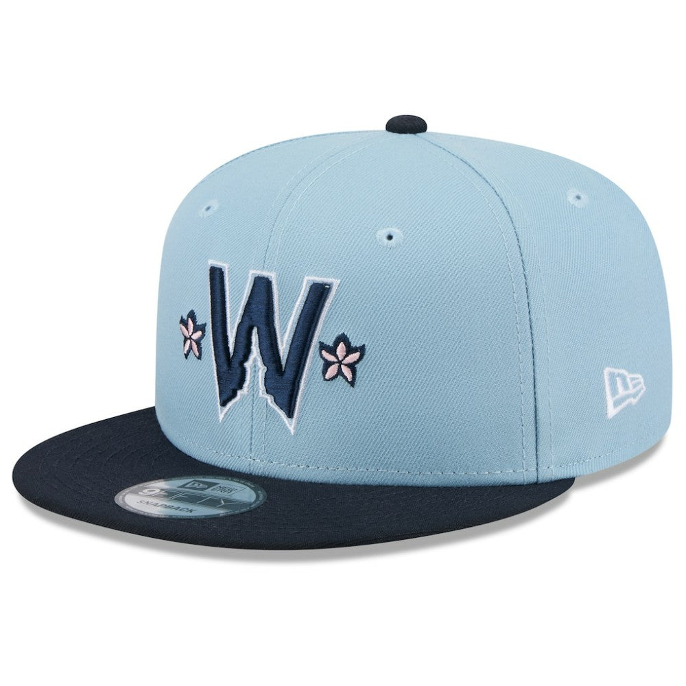 Washington Nationals New Era 2025 City Connect 9FIFTY Snapback Hat - Light Blue/Navy Hats