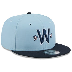 Washington Nationals New Era 2025 City Connect 9FIFTY Snapback Hat - Light Blue/Navy Hats