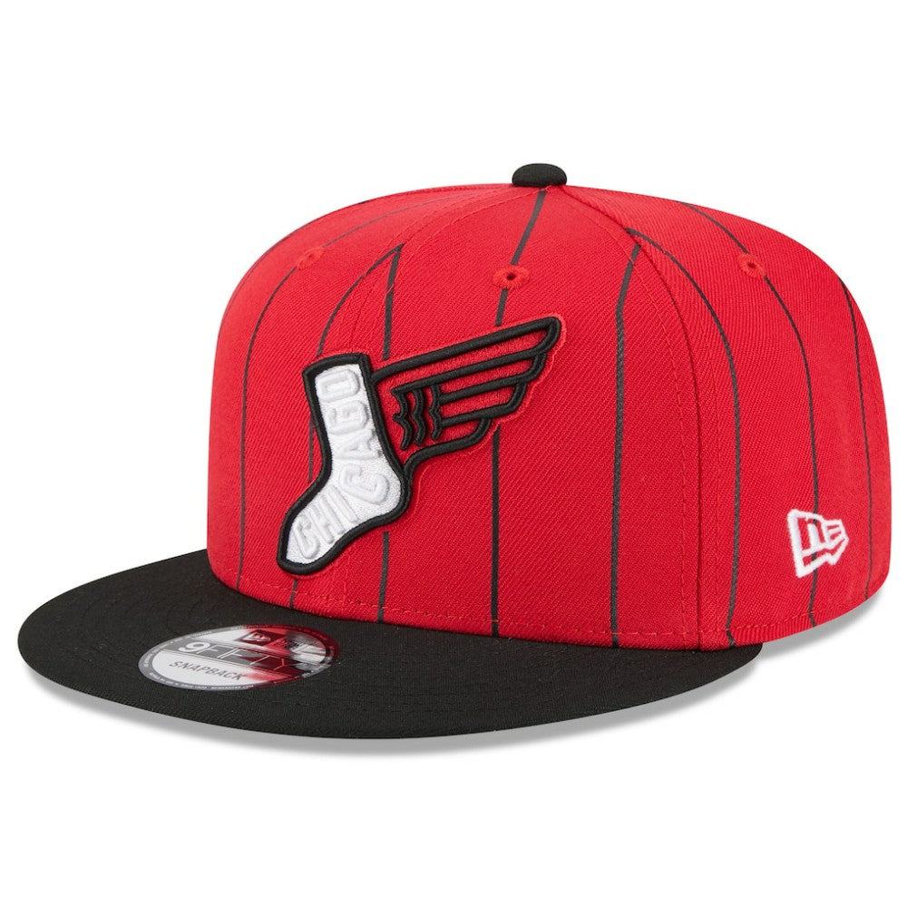 Chicago White Sox New Era 2025 City Connect 9FIFTY Snapback Hat - Red/Black Hats