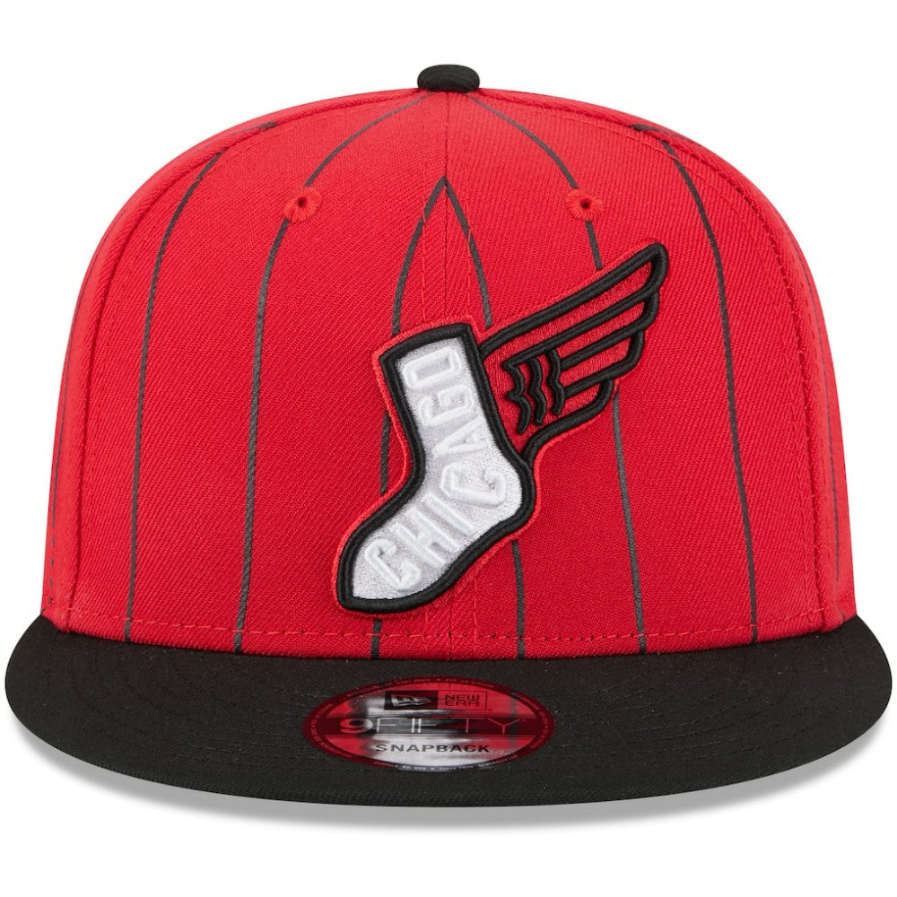 Chicago White Sox New Era 2025 City Connect 9FIFTY Snapback Hat - Red/Black Hats
