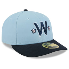 Washington Nationals New Era 2025 City Connect Low Profile 59FIFTY Fitted Hat - Light Blue/Navy Hats