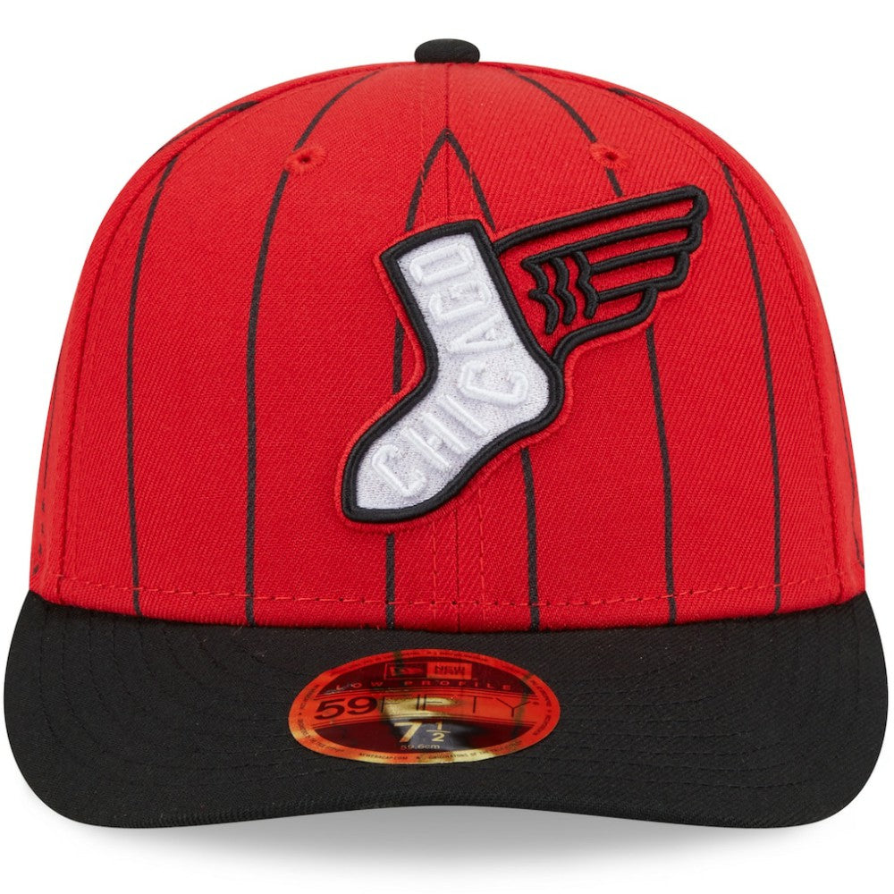 Chicago White Sox New Era 2025 City Connect Low Profile 59FIFTY Fitted Hat - Red/Black Hats