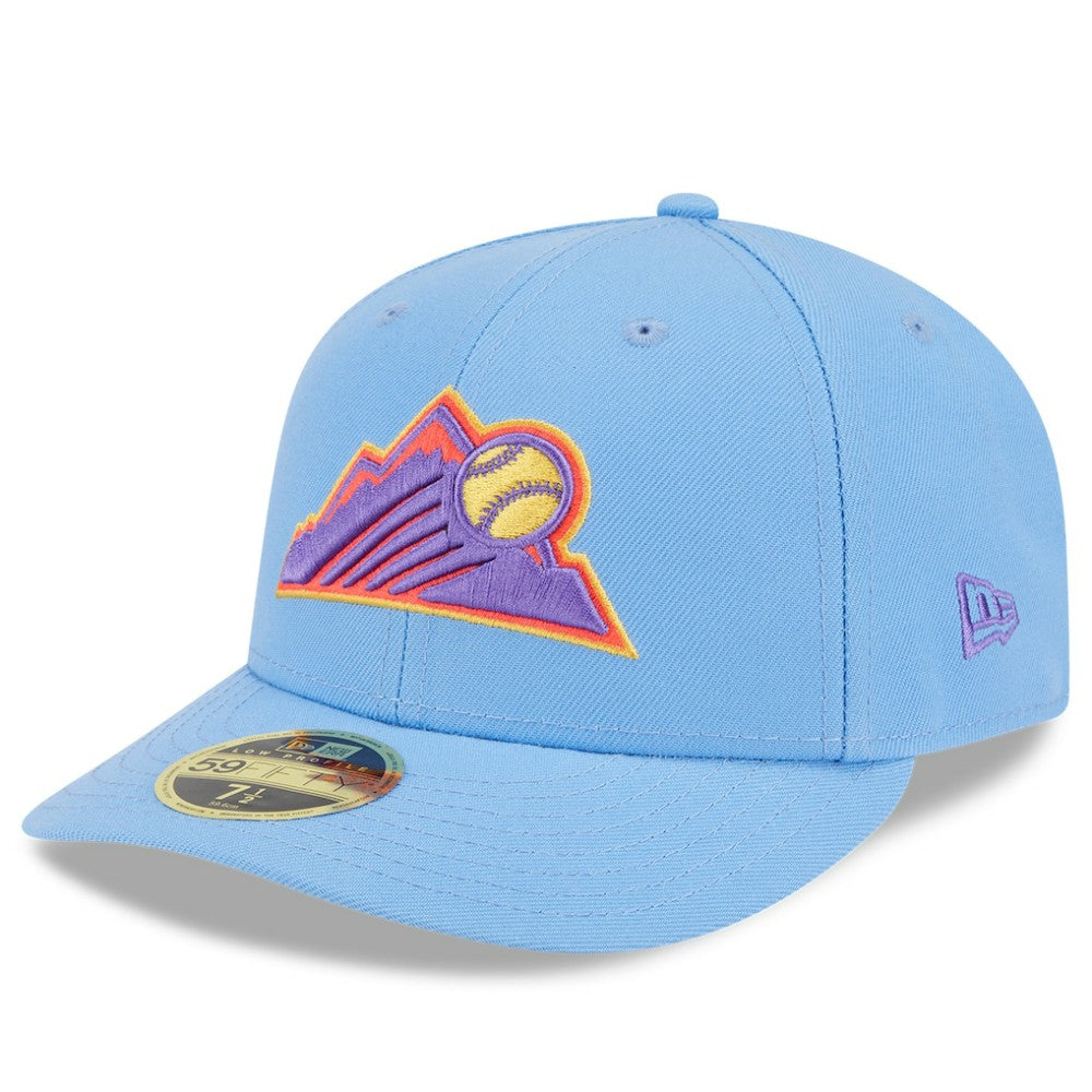 Colorado Rockies New Era 2025 City Connect Low Profile 59FIFTY Fitted Hat - Light Blue Hats