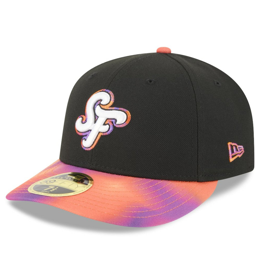 San Francisco Giants New Era 2025 City Connect Low Profile 59FIFTY Fitted Hat - Black/Orange Hats