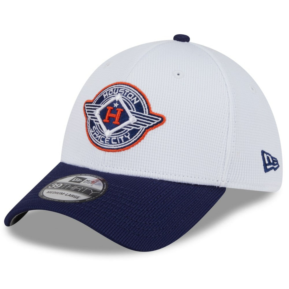 Houston Astros New Era 2025 City Connect Batting Practice 39THIRTY Flex Hat - White/Navy Hats