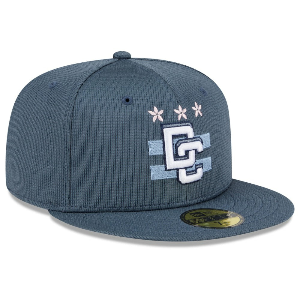 Washington Nationals New Era 2025 City Connect Batting Practice 59FIFTY Fitted Hat - Blue Hats