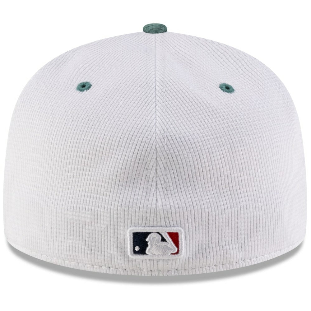 Boston Red Sox New Era 2025 City Connect Batting Practice 59FIFTY Fitted Hat - White/Green Hats