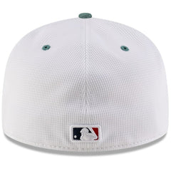 Boston Red Sox New Era 2025 City Connect Batting Practice 59FIFTY Fitted Hat - White/Green Hats