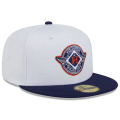 Houston Astros New Era 2025 City Connect Batting Practice 59FIFTY Fitted Hat - White/Navy Hats