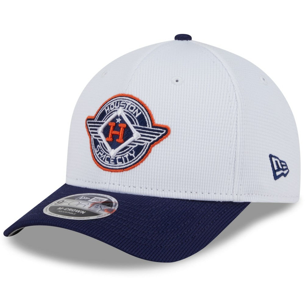 Houston Astros New Era 2025 City Connect Batting Practice 9FORTY Adjustable Hat - White/Navy Hats