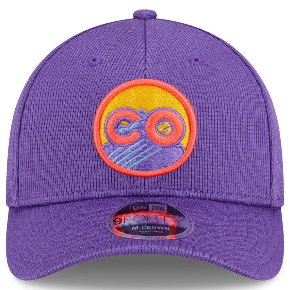 Colorado Rockies New Era 2025 City Connect Batting Practice 9FORTY Adjustable Hat - Purple Hats