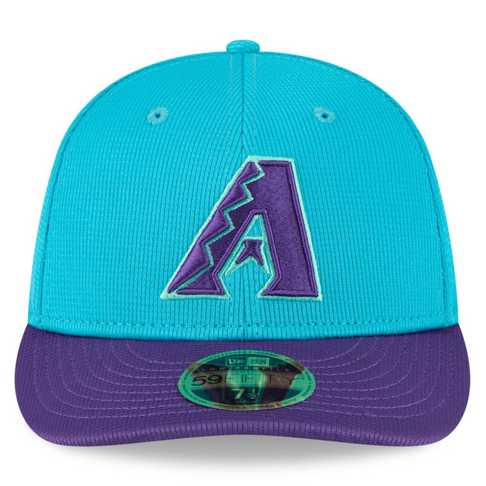 Arizona Diamondbacks New Era 2025 City Connect Low Profile 59FIFTY Fitted Hat - Teal/Purple Hats