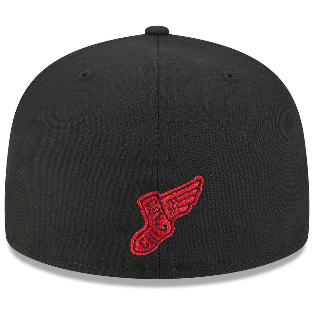 Chicago White Sox New Era 2025 City Connect Fan Pack 59FIFTY Fitted Hat - Black Hats