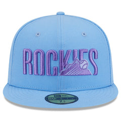 Colorado Rockies New Era 2025 City Connect Fan Pack 59FIFTY Fitted Hat - Light Blue Hats