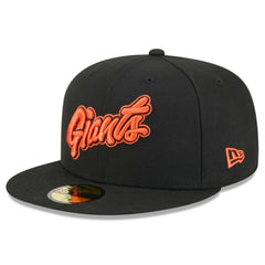 San Francisco Giants New Era 2025 City Connect Wordmark 59FIFTY Fitted Hat - Black Hats
