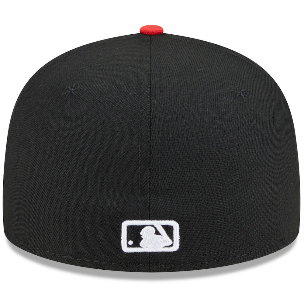 Chicago White Sox New Era 2025 City Connect Alternate 59FIFTY Fitted Hat - Black/Red Hats
