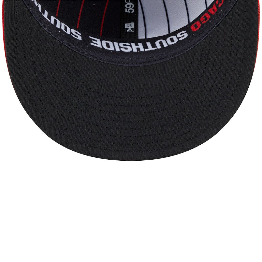 Chicago White Sox New Era 2025 City Connect Alternate 59FIFTY Fitted Hat - Black/Red Hats