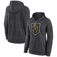 Vegas Golden Knights Women's Primary Logo Pullover Hoodie - Charcoal | US 202183360