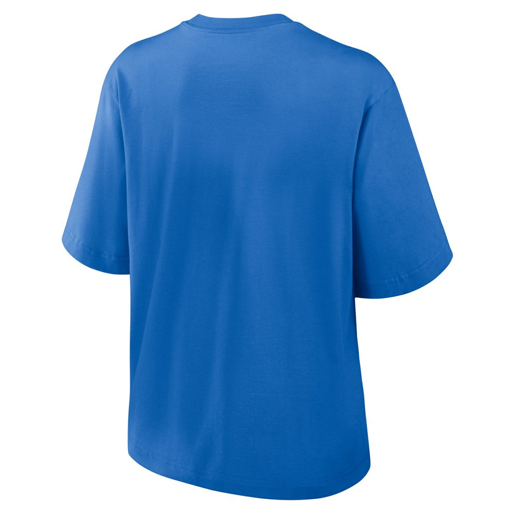 New York Giants Women's Glory Arch Boxy T-Shirt - Royal T-shirts