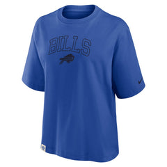 Buffalo Bills Women's Glory Arch Boxy T-Shirt - Royal T-shirts