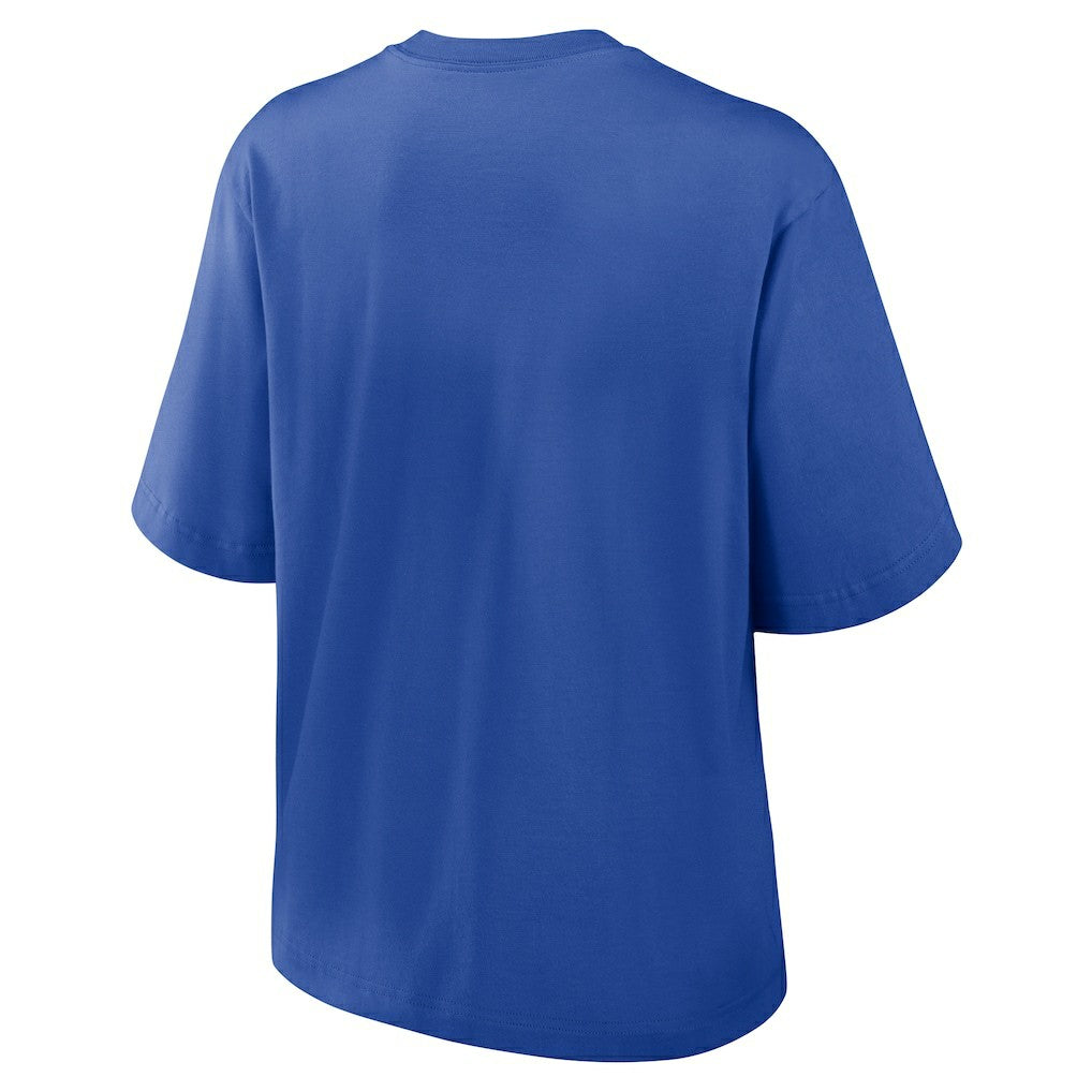 Buffalo Bills Women's Glory Arch Boxy T-Shirt - Royal T-shirts