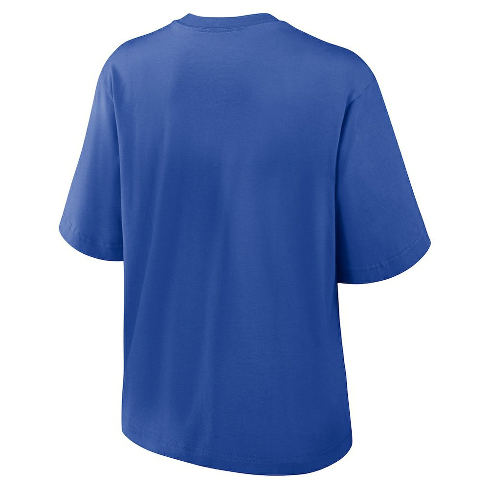 Buffalo Bills Women's Glory Arch Boxy T-Shirt - Royal T-shirts