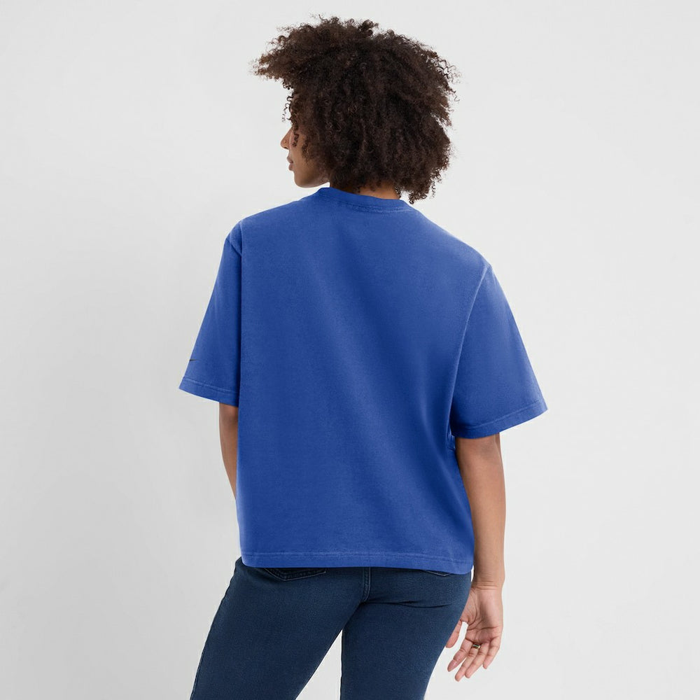 Buffalo Bills Women's Glory Arch Boxy T-Shirt - Royal T-shirts