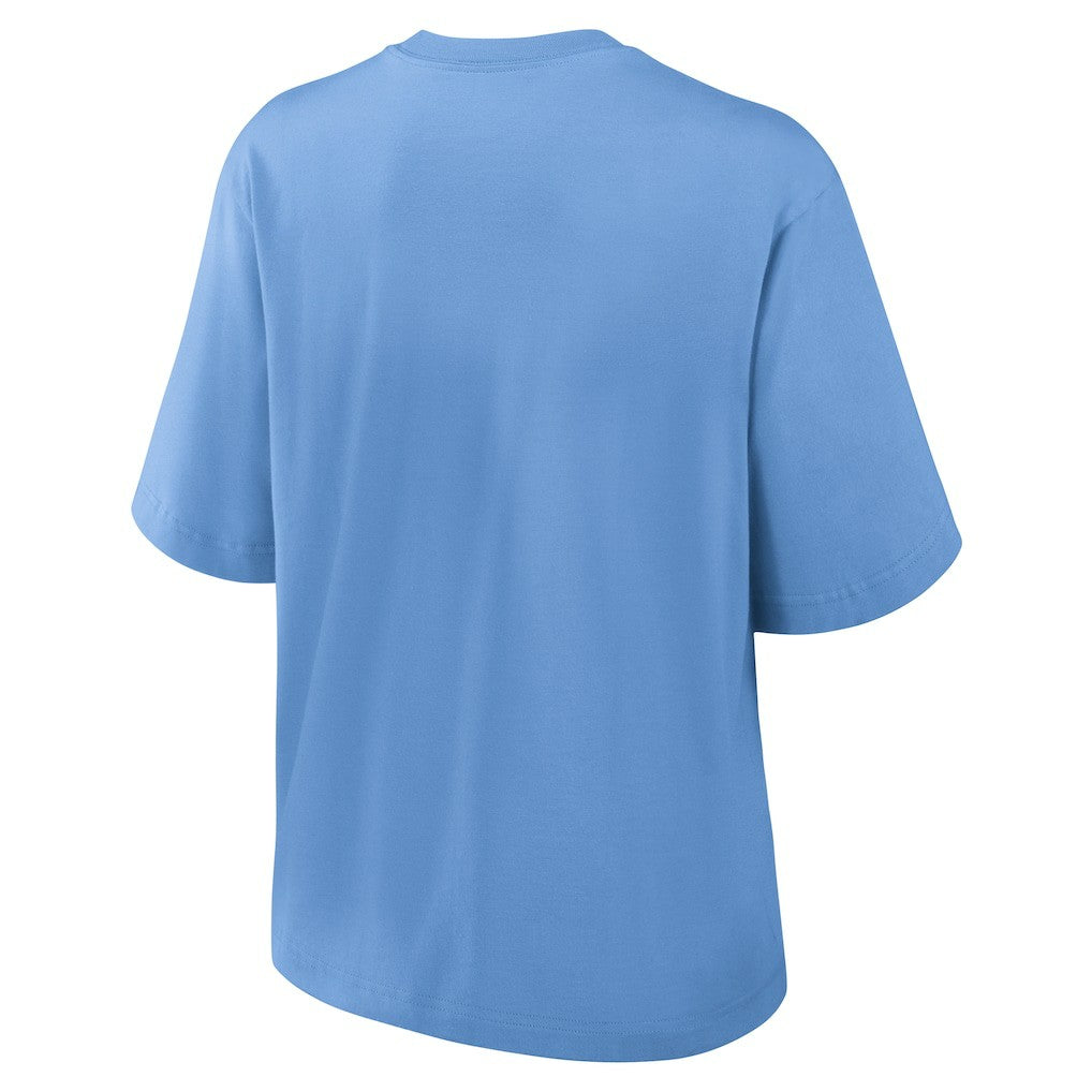 Los Angeles Chargers Women's Glory Arch Boxy T-Shirt - Powder Blue T-shirts