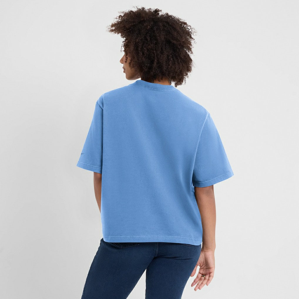 Los Angeles Chargers Women's Glory Arch Boxy T-Shirt - Powder Blue T-shirts