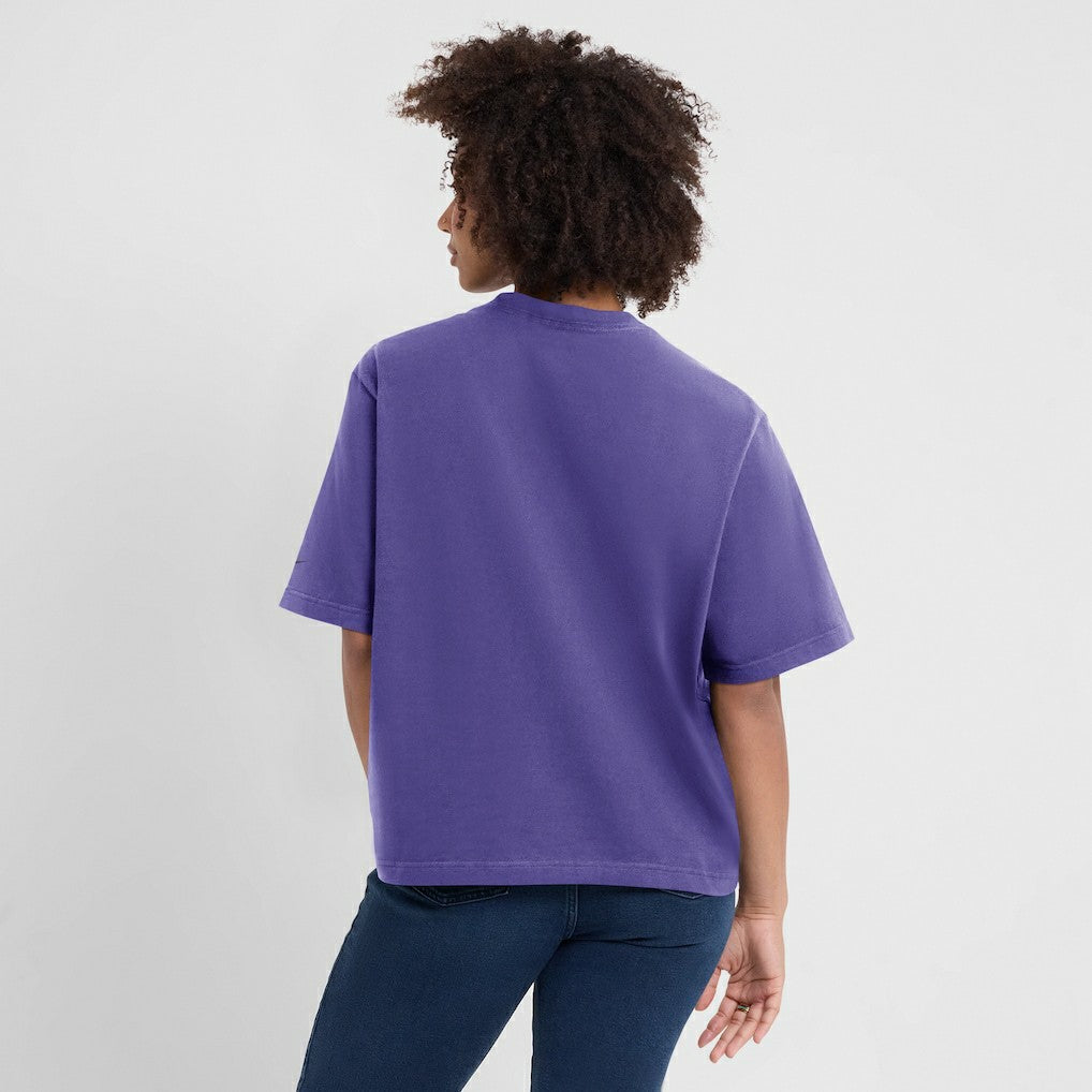 Baltimore Ravens Women's Glory Arch Boxy T-Shirt - Purple T-shirts