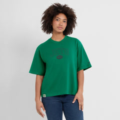 New York Jets Women's Glory Arch Boxy T-Shirt - Green T-shirts