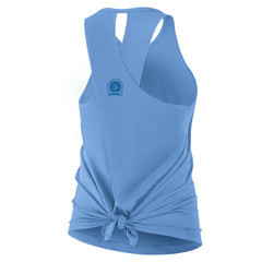 Los Angeles Chargers Women's Glory Open-Back Crisscross Dri-FIT Tank Top - Powder Blue Tops