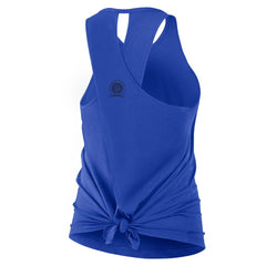 Los Angeles Rams Women's Glory Open-Back Crisscross Dri-FIT Tank Top - Royal Tops