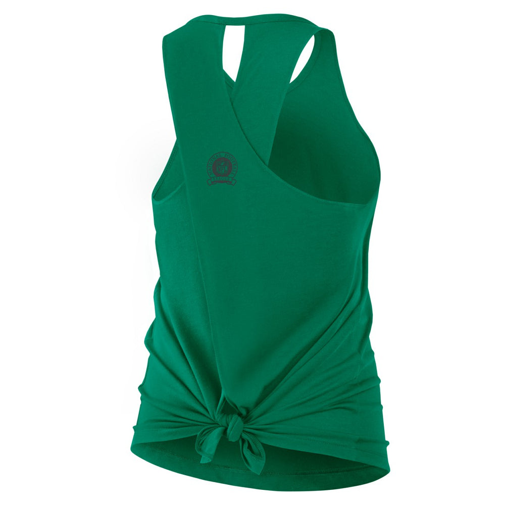 Green Bay Packers Women's Glory Open-Back Crisscross Dri-FIT Tank Top - Green Tops