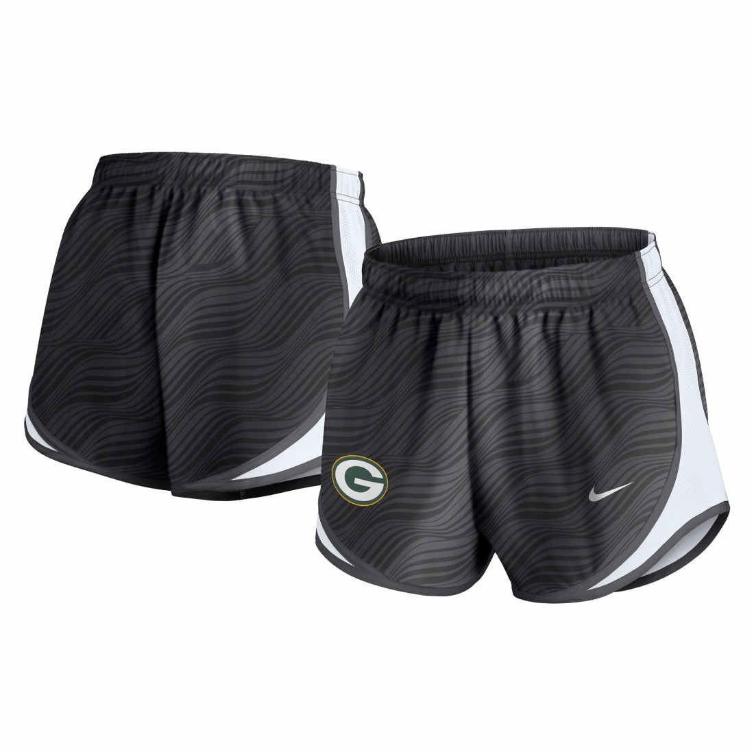 Green Bay Packers Women's Tempo Dri-FIT Shorts - Anthracite Shorts