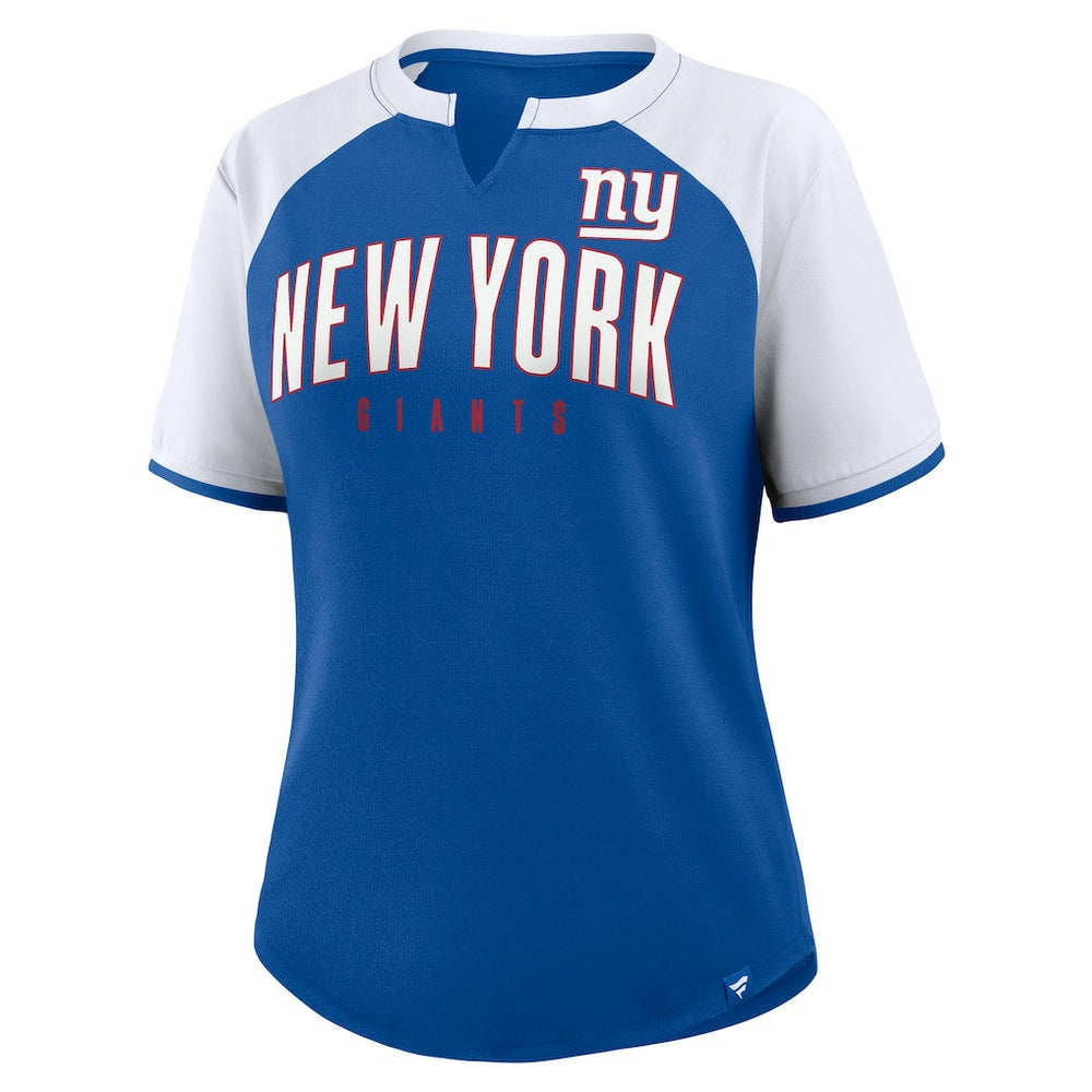 New York Giants Women's Height Advantage T-Shirt - Royal/White T-shirts
