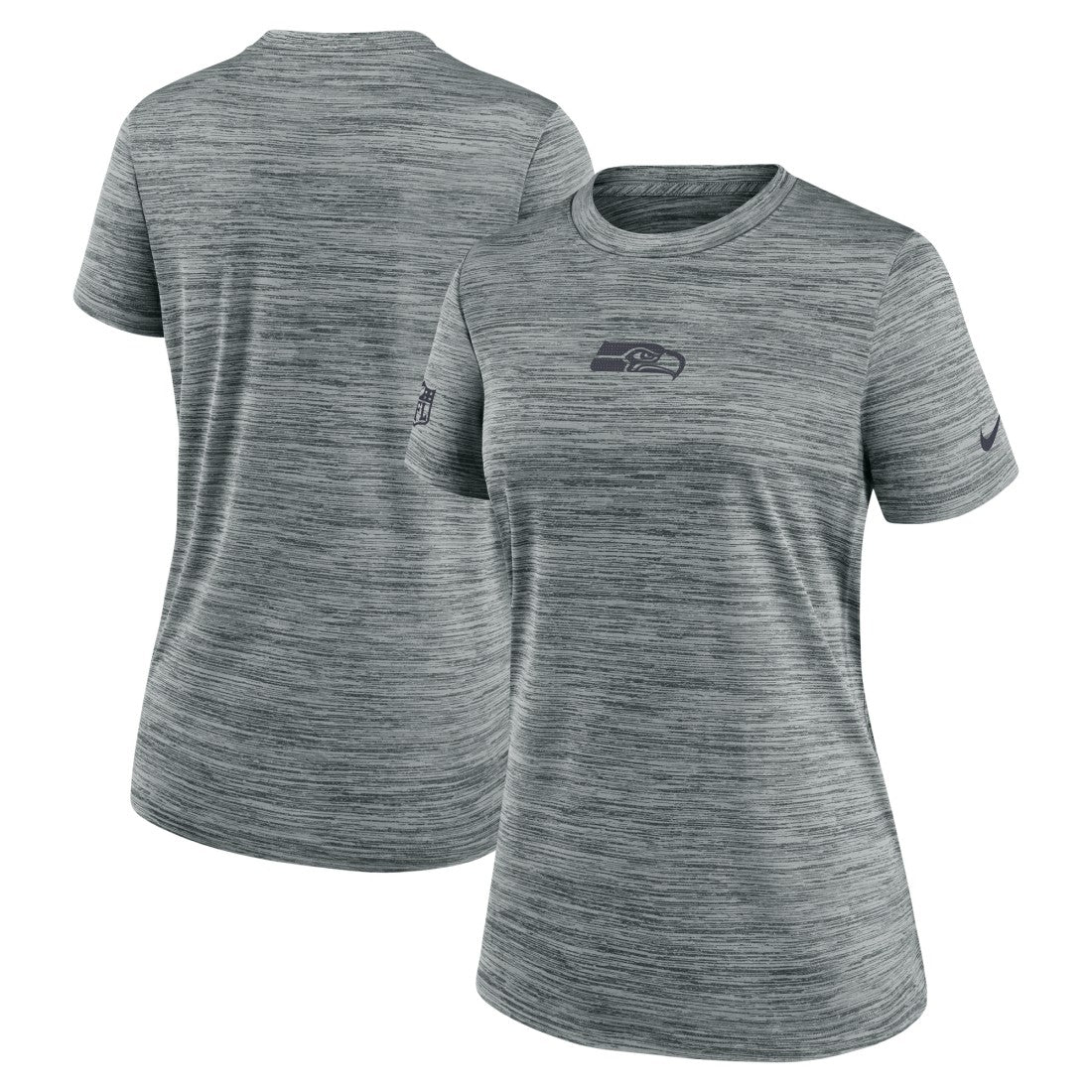 Seattle Seahawks Women's Sideline Velocity Dri-FIT T-Shirt - Gray T-shirts
