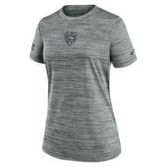 Chicago Bears Women's Sideline Velocity Dri-FIT T-Shirt - Gray T-shirts