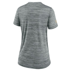 New Orleans Saints Women's Sideline Velocity Dri-FIT T-Shirt - Gray T-shirts