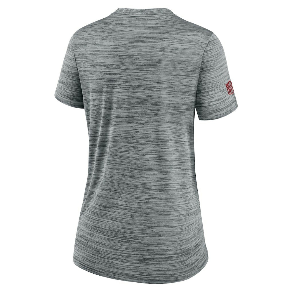 San Francisco 49ers Women's Sideline Velocity Dri-FIT T-Shirt - Gray T-shirts