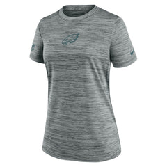 Philadelphia Eagles Women's Sideline Velocity Dri-FIT T-Shirt - Gray T-shirts