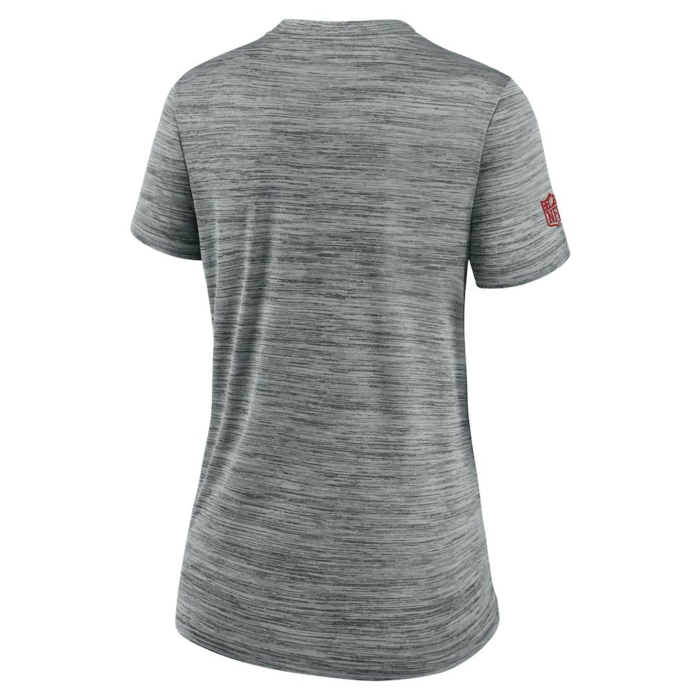 Atlanta Falcons Women's Sideline Velocity Dri-FIT T-Shirt - Gray T-shirts