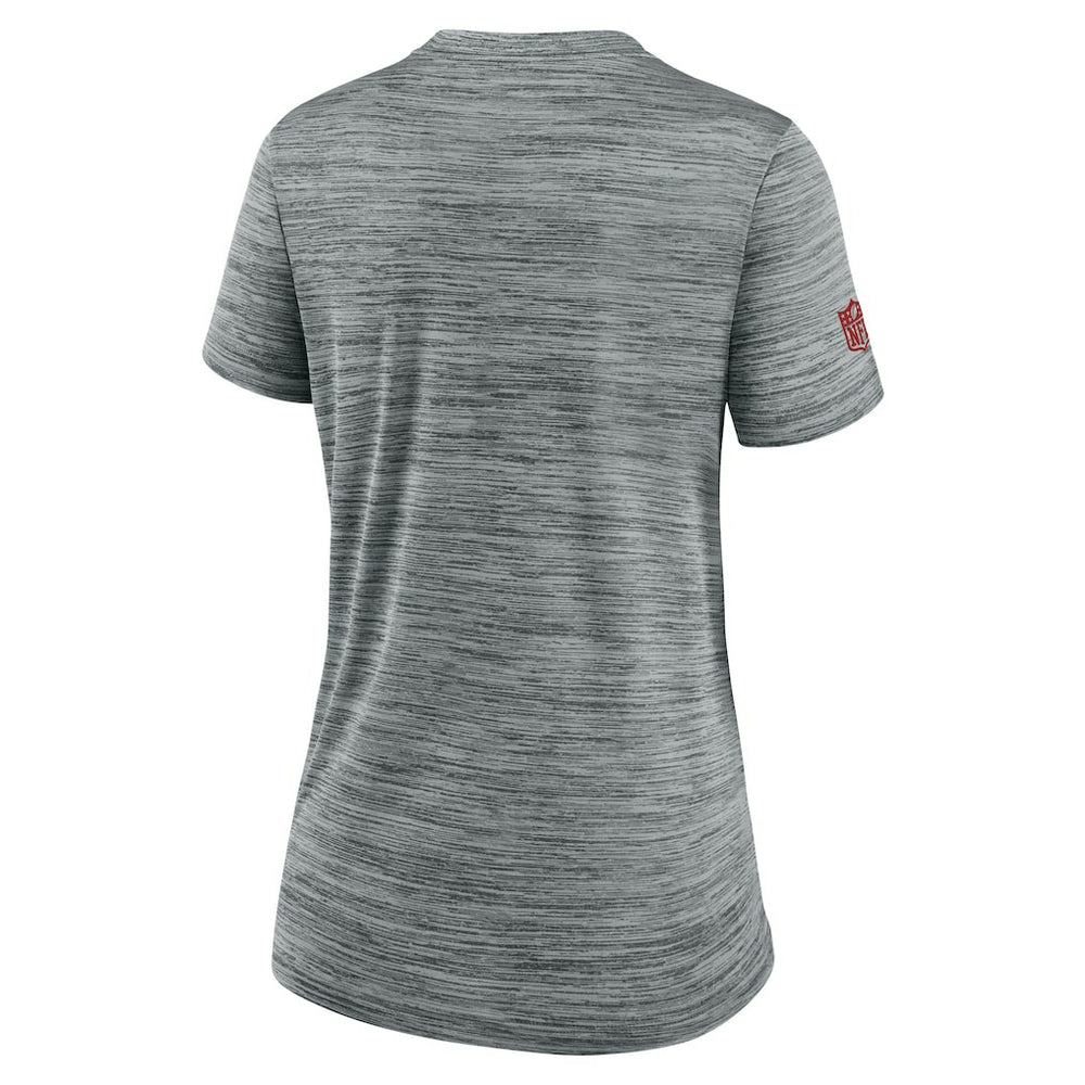 Atlanta Falcons Women's Sideline Velocity Dri-FIT T-Shirt - Gray T-shirts