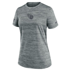 Tennessee Titans Women's Sideline Velocity Dri-FIT T-Shirt - Gray T-shirts
