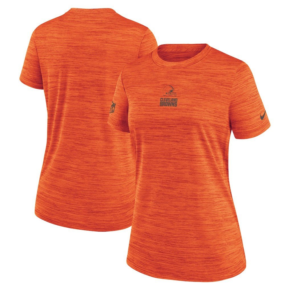 Cleveland Browns Women's Sideline Velocity Dri-FIT T-Shirt - Orange T-shirts