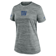 New York Giants Women's Sideline Velocity Dri-FIT T-Shirt - Gray T-shirts