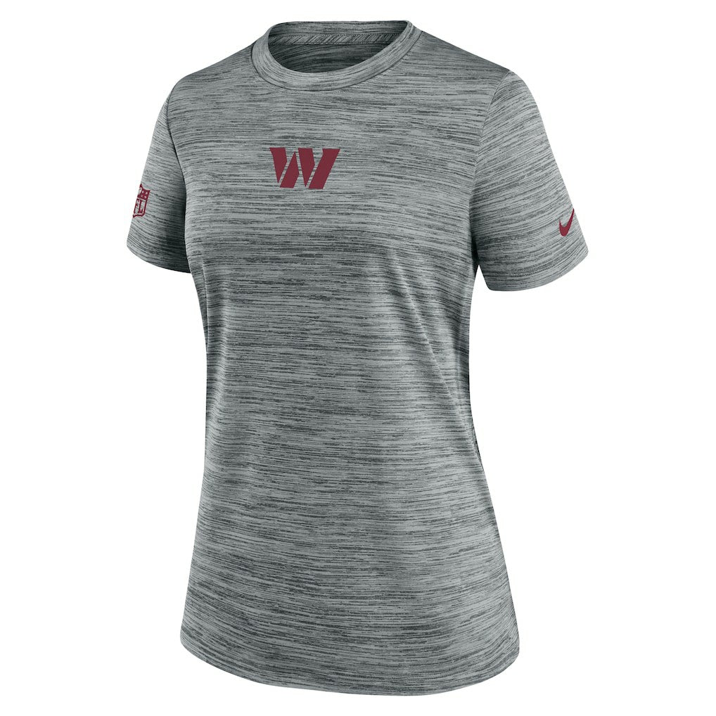 Washington Commanders Women's Sideline Velocity Dri-FIT T-Shirt - Gray T-shirts